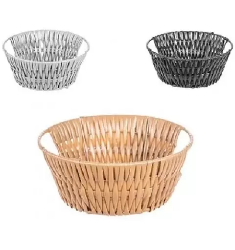 CESTINO PER IL PANE ROTONDO IN COLORI ASSORTITI