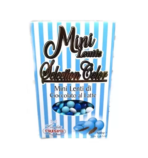 CONFETTI CRISPO MINI LENTIS SELECTION COLOR CELESTI 500 GR