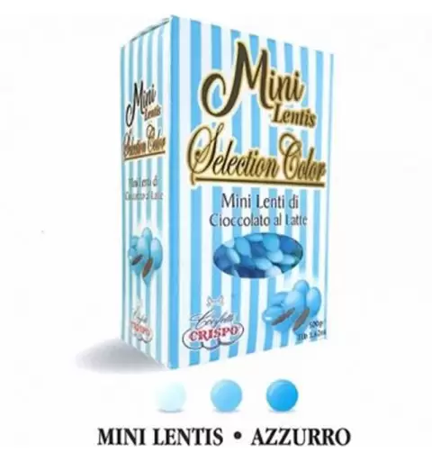 CONFETTI CRISPO MINI LENTIS SELECTION COLOR CELESTI 500 GR