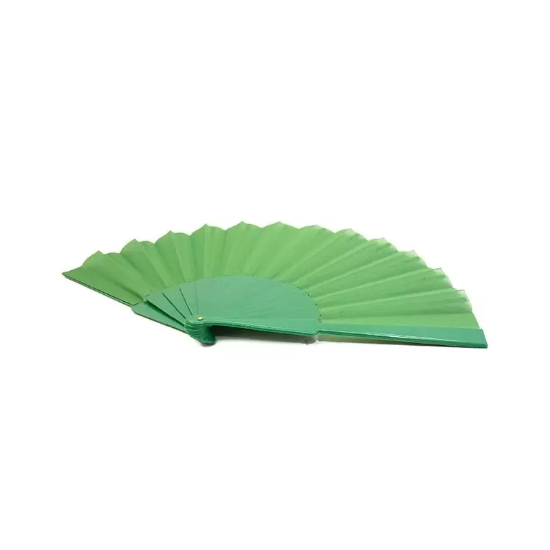 VENTAGLIO VERDE IN TELA E PLASTICA - 1 PZ