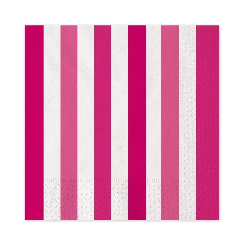 TOVAGLIOLI STRISCE FUCSIA UNIQUE - 16 PZ
