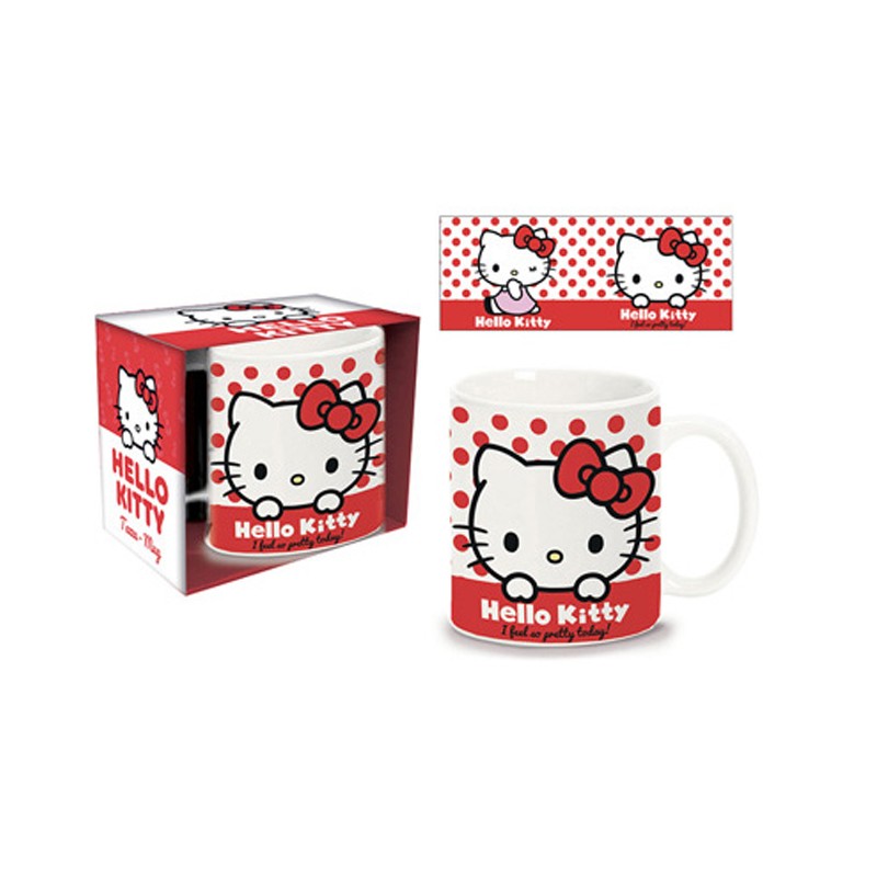 Tazza Mug in Ceramica Hello Kitty  Grafiche Assortite H00490 MC