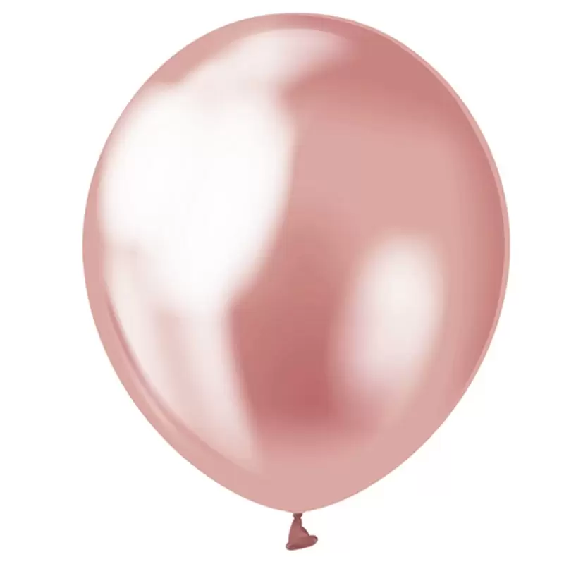 7 PALLONCINI ROSA METALLIZZATI BEAUTY & CHARME