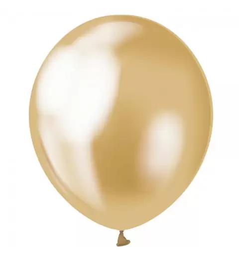 7 PALLONCINI ORO METALLIZZATI BEAUTY & CHARME