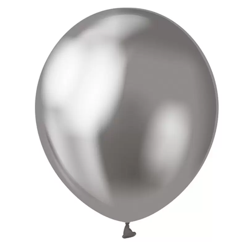 7 PALLONCINI GRIGIO ANTRACITE METALLIZZATI BEAUTY & CHARME