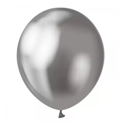 7 PALLONCINI GRIGIO ANTRACITE METALLIZZATI BEAUTY & CHARME