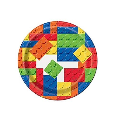 PIATTINI DESSERT LEGO BLOCK PARTY NEW - 8 PZ