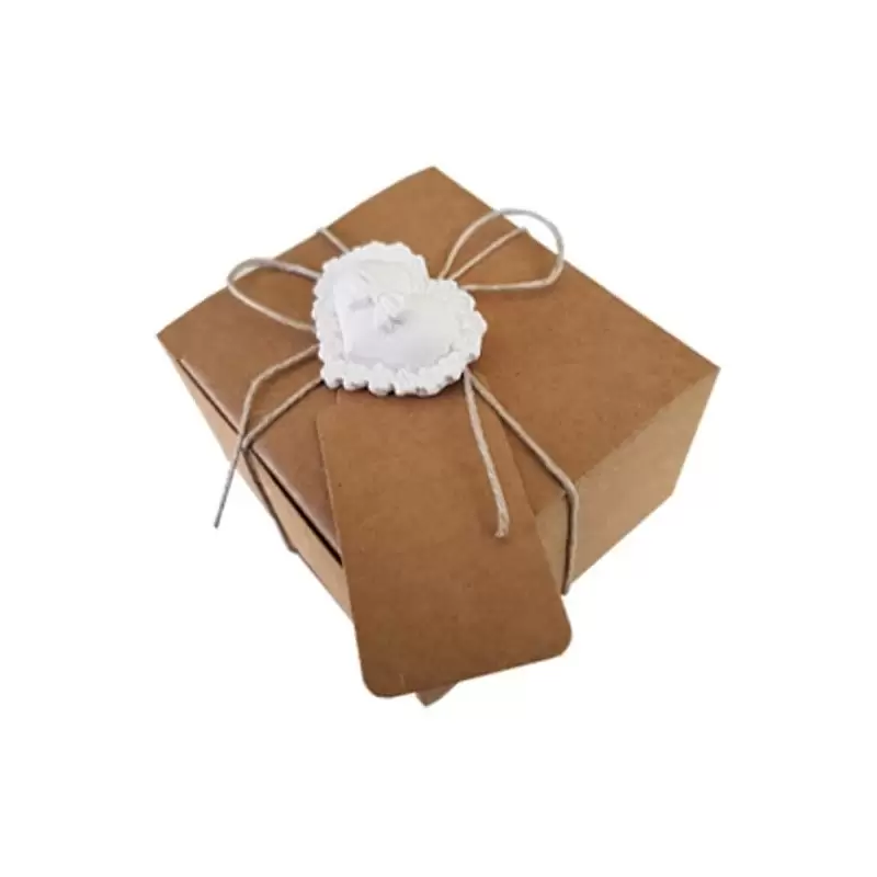 20 SCATOLINE PORTACONFETTI CON GESSETTI CUORE