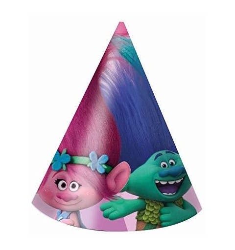 Cappellini Trolls per feste 4790 6pz