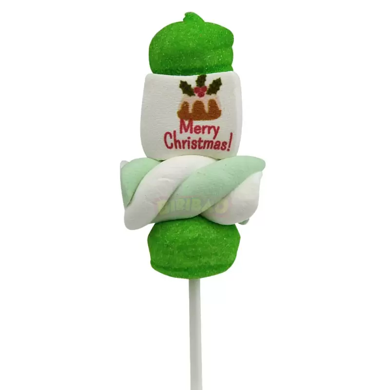 MINI SPIEDINI DI MARSHMALLOW MERRY CHRISTMAS PAS NUOVA GRAFIGA 1 PZ - 1889