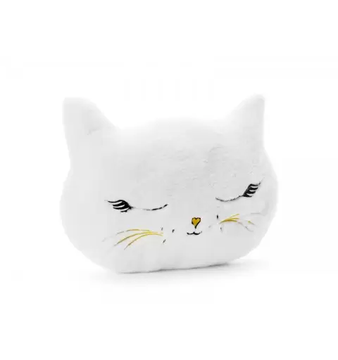 CUSCINO GATTO BIANCO