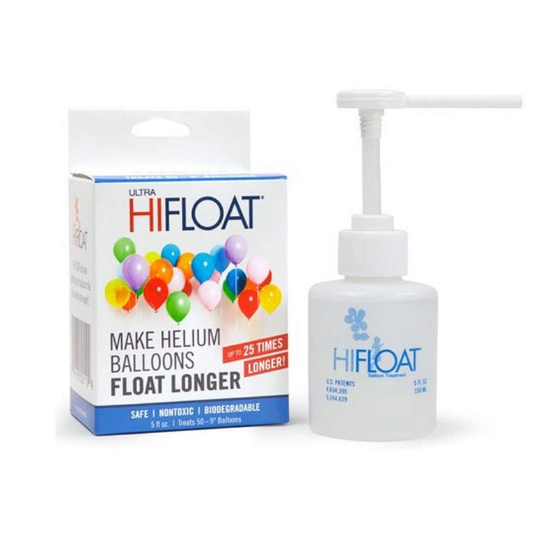 Flacone Dispenser Ultra Hi-Float 150ml gel per prolungare la durata dei palloncini in lattice gonfiati ad elio