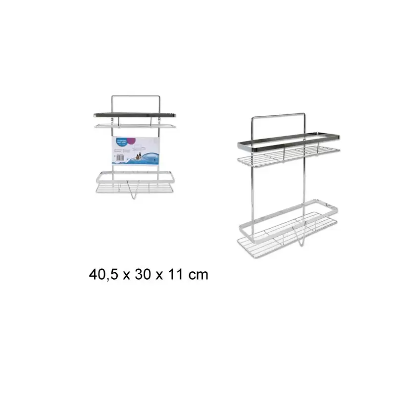 Mensola Portaoggetti Bagno Cromata 104140