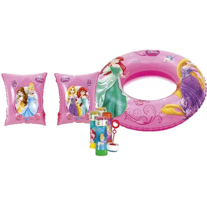SET MARE PRINCIPESSE DISNEY CON BOLLE DI SAPONE