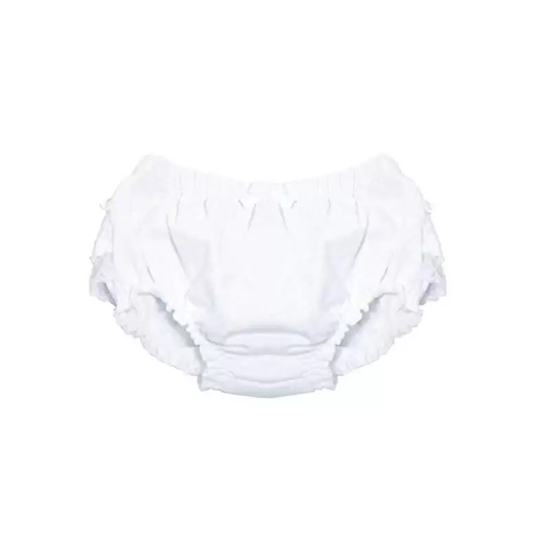 Culotte mutandina anatomica inserti in pizzo bianco BF3817 TG. 12 Mesi