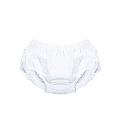 Culotte mutandina anatomica inserti in pizzo bianco BF3817 TG. 12 Mesi