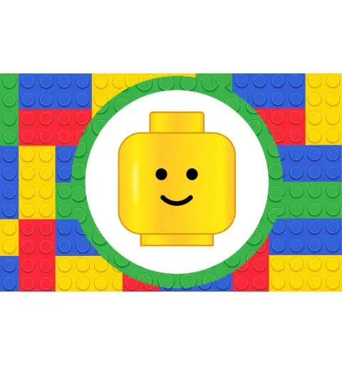FASCETTA ADESIVA LEGO BLOCK PARTY PER BOLLE DI SAPONE