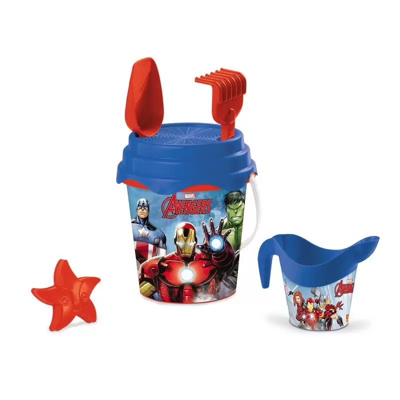 Set Secchiello Da Spiaggia Avengers con giochi 28431