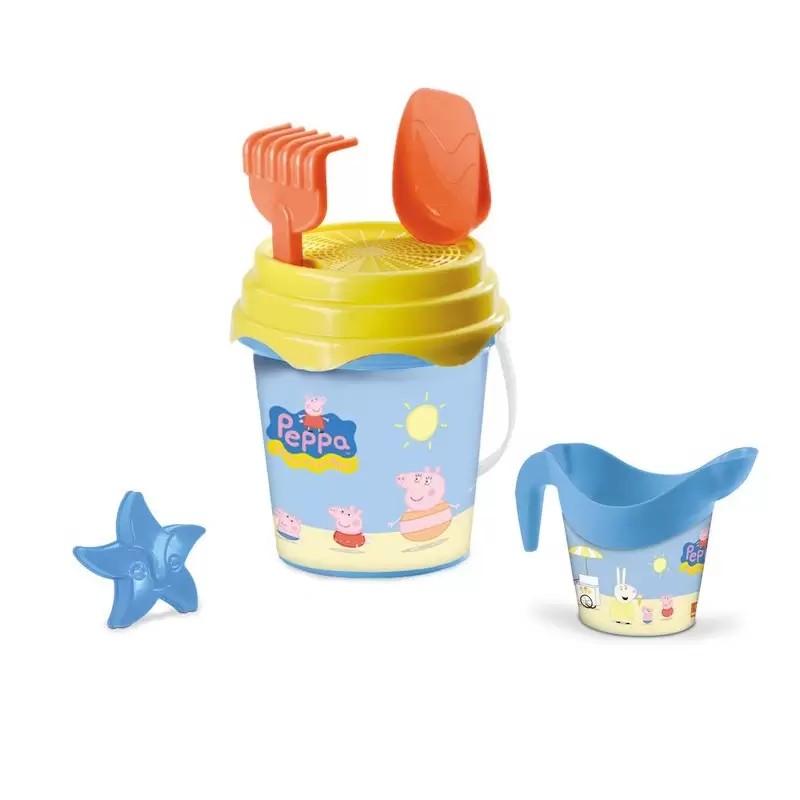 Set Secchiello Da Spiaggia Peppa Pig  con giochi 28053