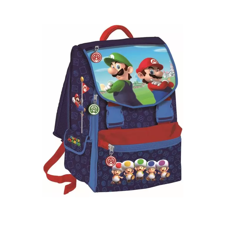ZAINO SCUOLA ESTENSIBILE SUPER MARIO GRAFICHE ASSORTITE 200330