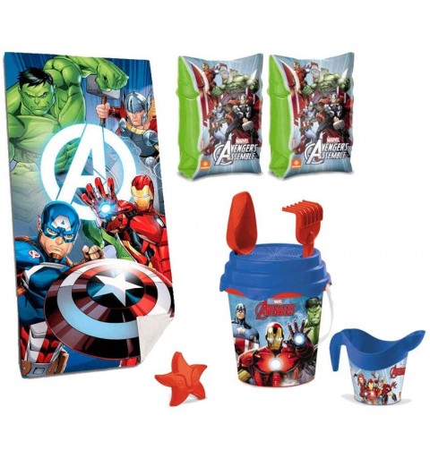 SET MARE AVENGERS N.10 - TELO SECCHIELLO E BRACCIOLI