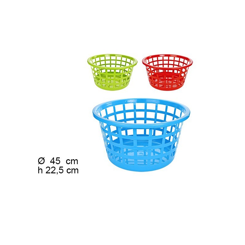 Cestino Per bucato in colori assortiti 45x22,5cm 103047
