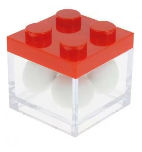 SCATOLINA LEGO PORTACONFETTI ROSSA - 1 PZ
