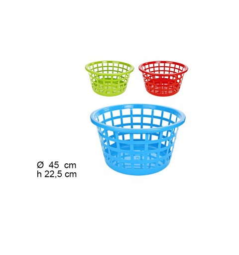 Cestino Per bucato in colori assortiti 45x22,5cm 103047