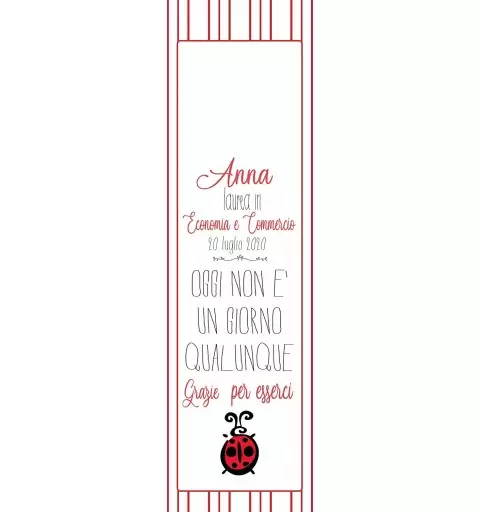 50 SEGNAPOSTO LAUREA PERSONALIZZABILI