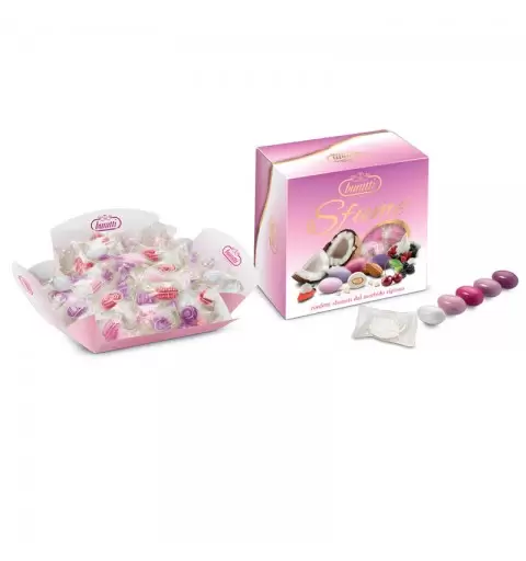 Confetti Buratti Vassoio Tenerezze Sfumè Rosa 500gr