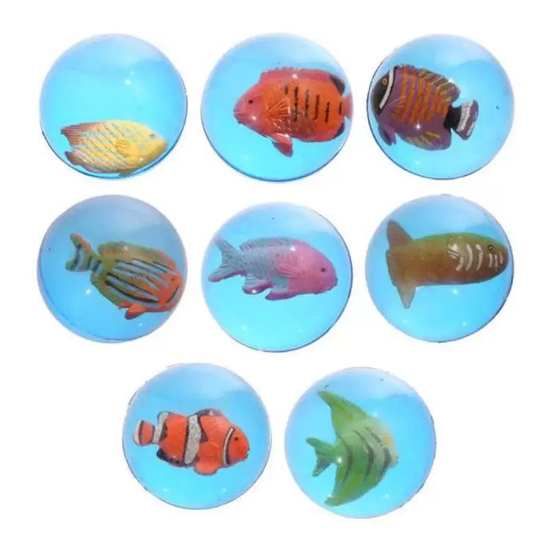 PALLINE RIMBALZINE - PESCI TROPICALI