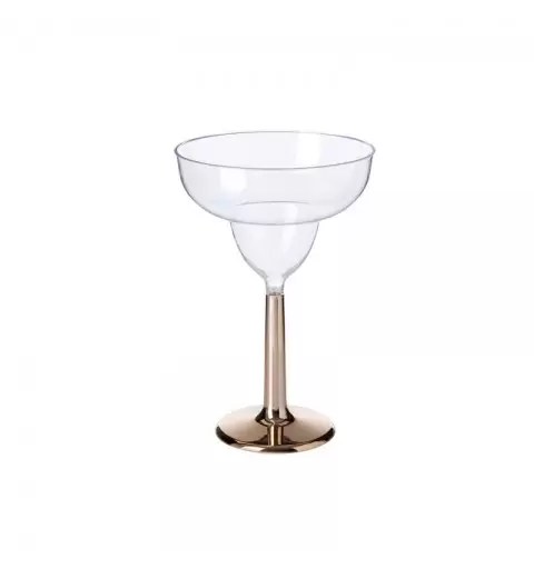 Coppa Margarita in Plastica per confettata con base rose gold 5NM14550ER-IT