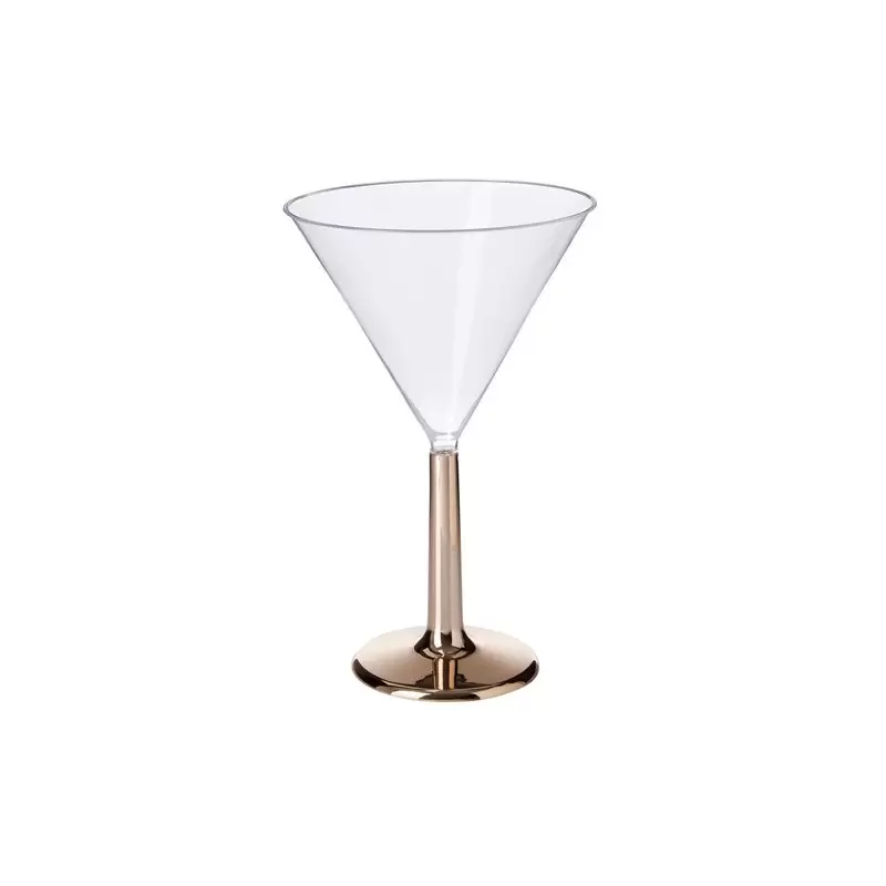 Coppa Martini in Plastica per confettata con base rose gold 5NM14550ER-IT