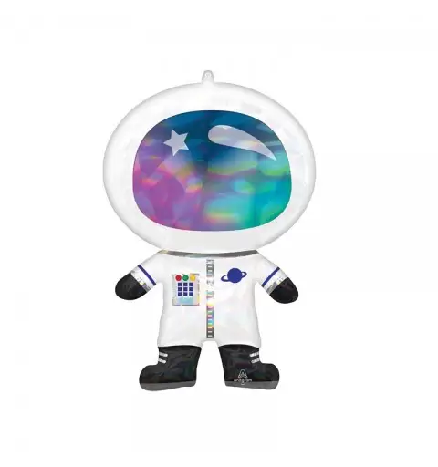Palloncino Supershape Astronauta Olografico 4119601