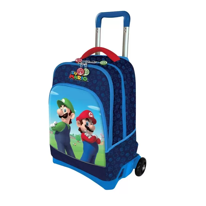 ZAINO TROLLEY SCUOLA SUPER MARIO 200340 GRAFICHE ASSORTITE