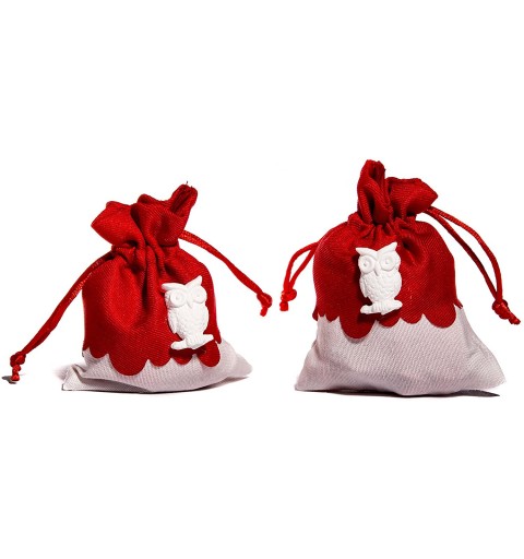 10 SACCHETTI ROSSI CON GUFETTI GESSETTI