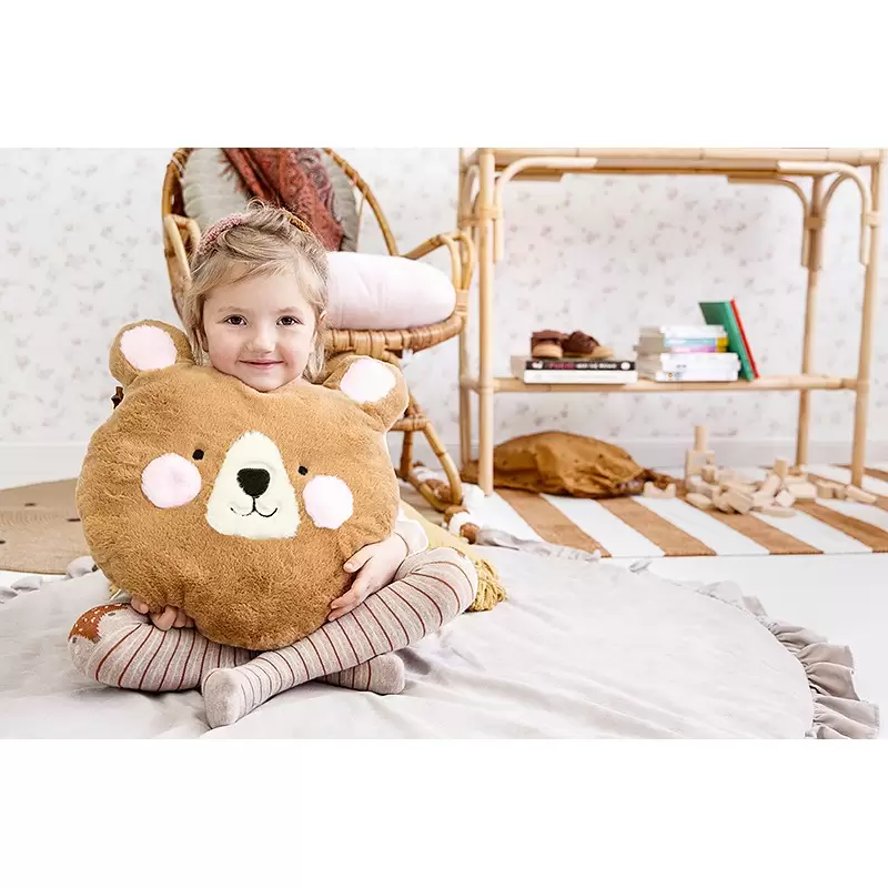 CUSCINO ORSETTO TEDDY MARRONE
