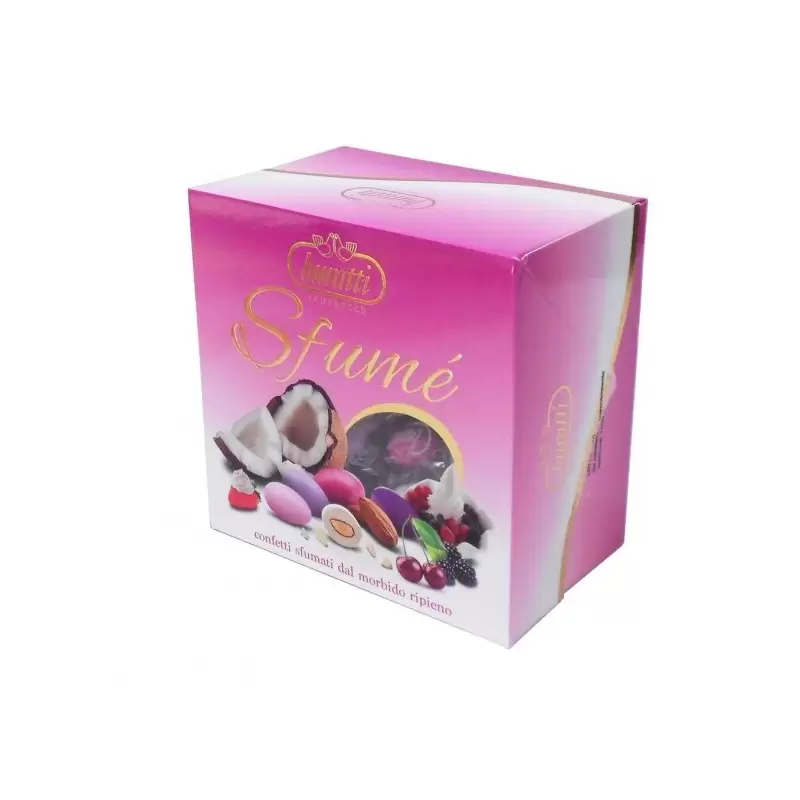 Confetti Buratti Vassoio Tenerezze Sfumè Rosa 500gr