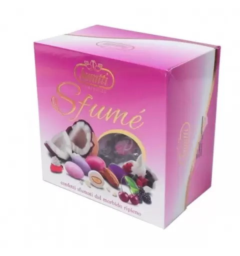 CONFETTI BURATTI TENEREZZE SFUMÉ ROSA 500 GR INCARTATI SINGOLARMENTE