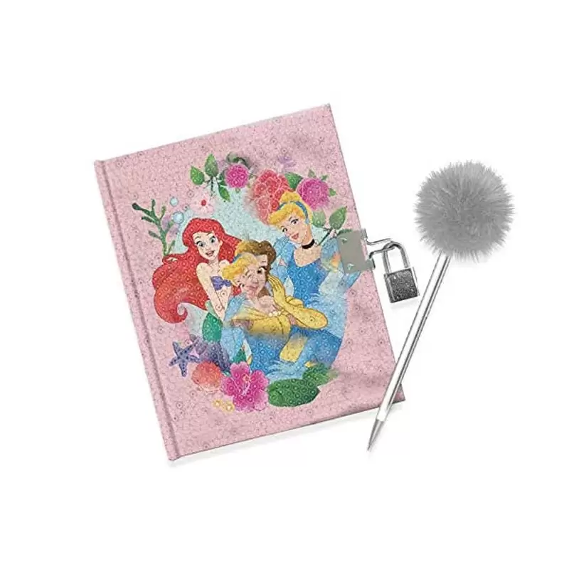 DIARIO SEGRETO PRINCIPESSE DISNEY CON PAILLETTES