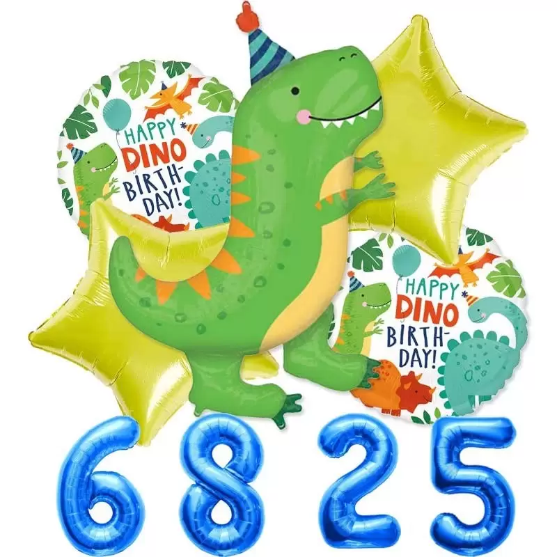 BOUQUET PALLONCINI FOIL N.3 DINOMITE T-REX