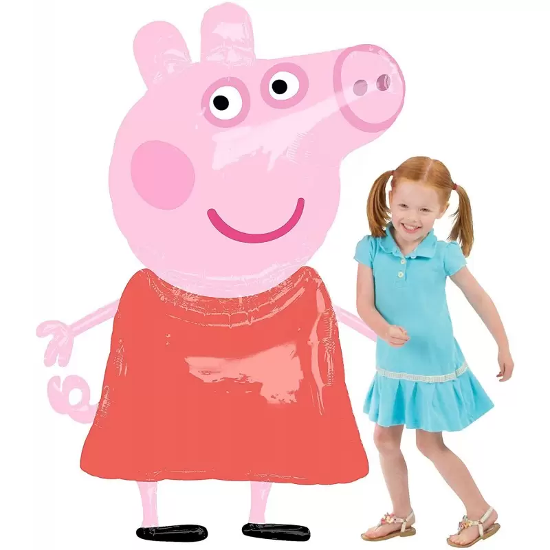PALLONE AIRWALKER PEPPA PIG A GRANDEZZA NATURALE