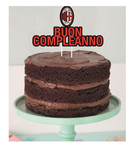 decorazione per torta AC Milan - 6B680004