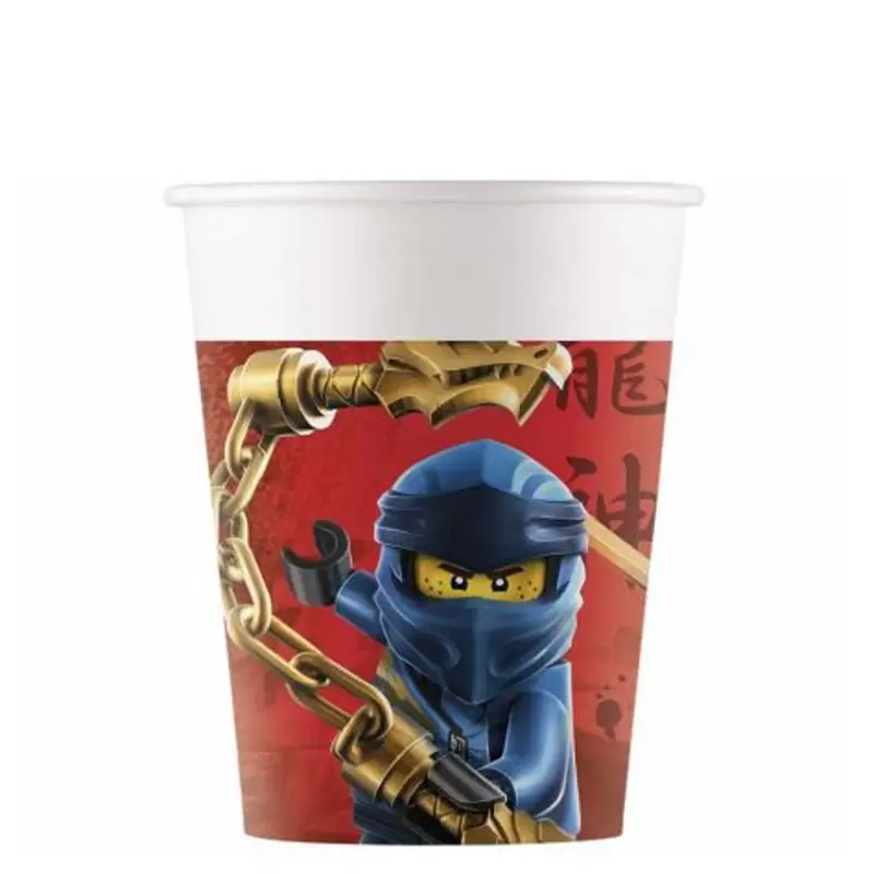 BICCHIERI LEGO NINJAGO NEW IN CARTA 200 ML PZ 8 - 200629049