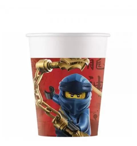 BICCHIERI LEGO NINJAGO NEW IN CARTA 200 ML PZ 8 - 200629049