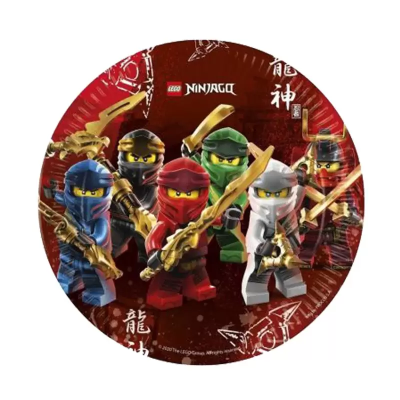 PIATTI LEGO NINJAGO NEW 23 CM IN CARTA PZ 8 - 200629015
