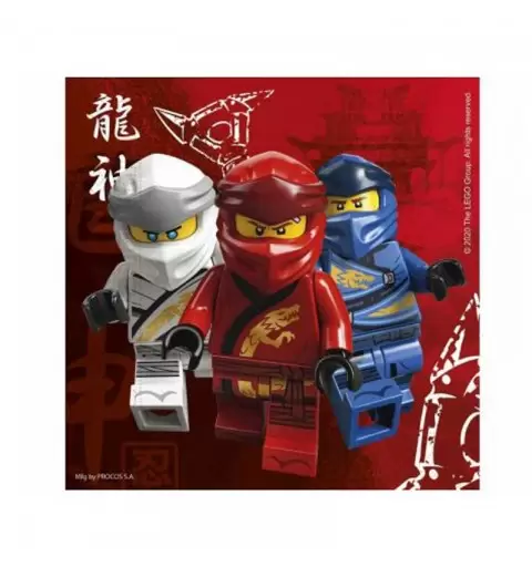 TOVAGLIOLI LEGO NINJAGO NEW IN CARTA 33 X 33 CM 20 PZ - 200625042