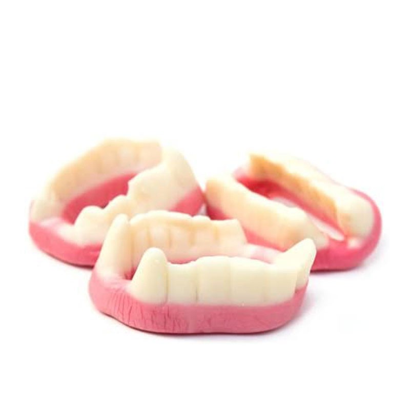 Caramelle Gommose a forma di dentiere doppie confezione da 1 kg – 49307