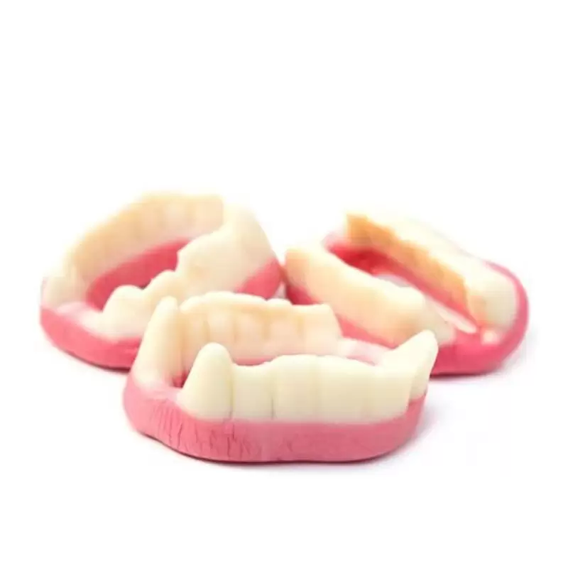 Caramelle Gommose a forma di dentiere doppie confezione da 1 kg – 49307