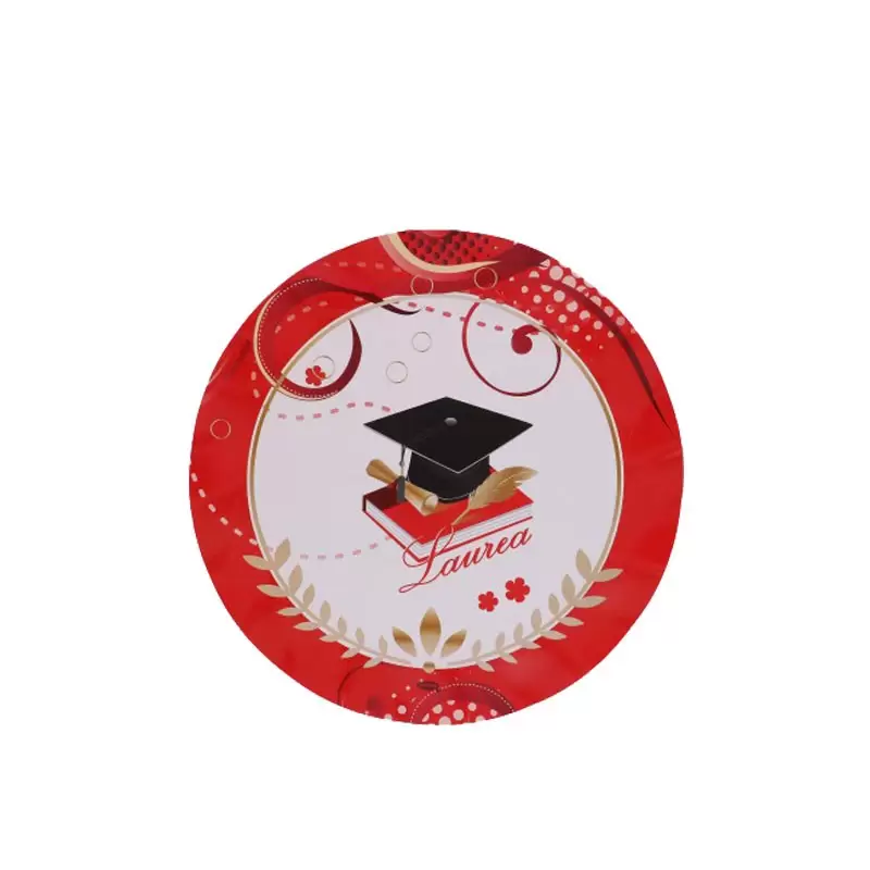 piatti compostabili laurea 21 cm 8 pz - 50672